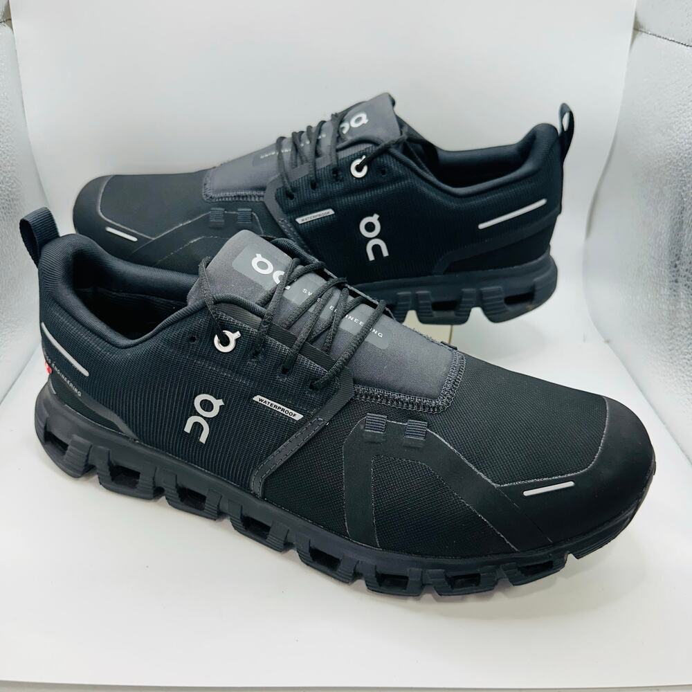 On running Cloud 6 Waterproof Black Casual Running Shoes | Men's Size 11.5 US